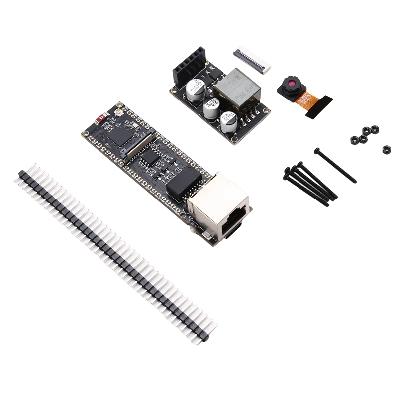 

ESP32-S3 ETH Cam Ethernet Макетная плата Poe SD-камера, совместимая с Raspberry Pi Pico POE-ETH-CAM-KIT-OV5640