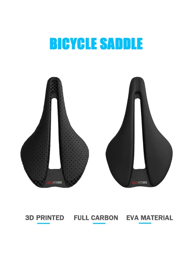 AliExpress ECIOSL Full Carbon 3D Printed Bicycle Saddle Wide 155/152mm 7*9 120g Bike Seating EVA Saddle Triathlon Road MTB Cycling Seat