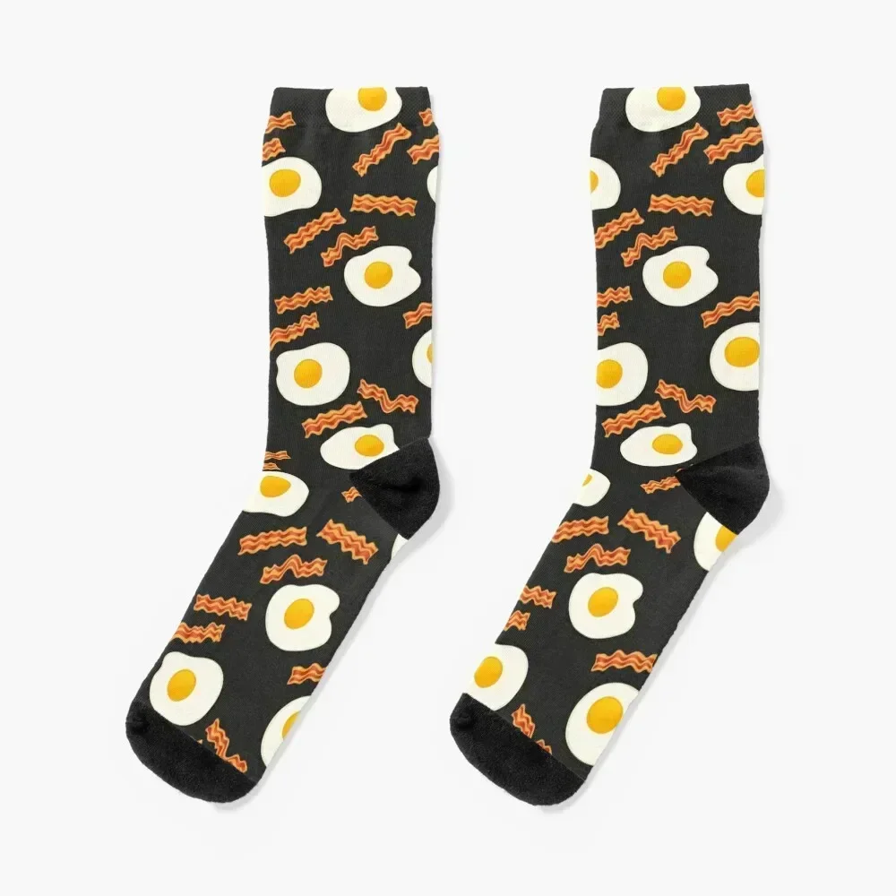 

egg and beacon Socks Thermal man winter tennis soccer anti-slip christmass gift Men Socks Luxury Brand Women's
