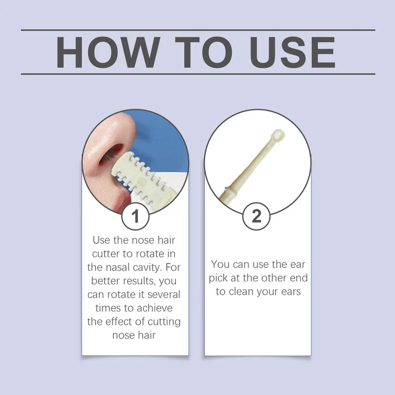 ポータブル鼻毛トリマー 多機能鼻毛リムーバー 安全で耐久性のある素材 長い耐用年数 優しいケア