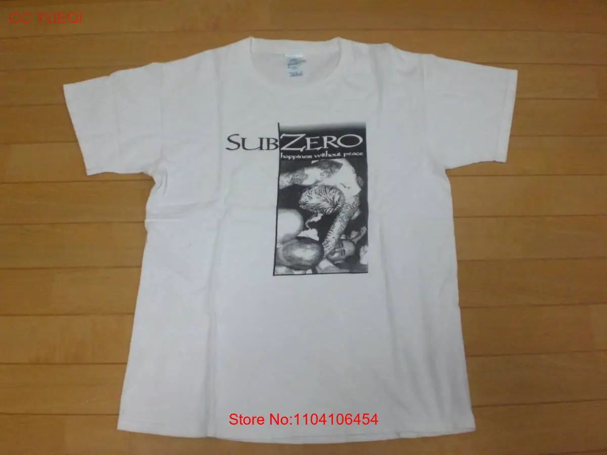 Vintage 90S Subzero T-Shirt Crown Of Thornz Skarhead Hatebreed Madball No.yo863