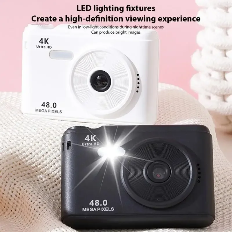 Aparat dziecięcy z rozdzielczością 48 16-krotne cyfrowe powiększenie, automatyczna ekspozycja, wiele filtrów, akumulator na