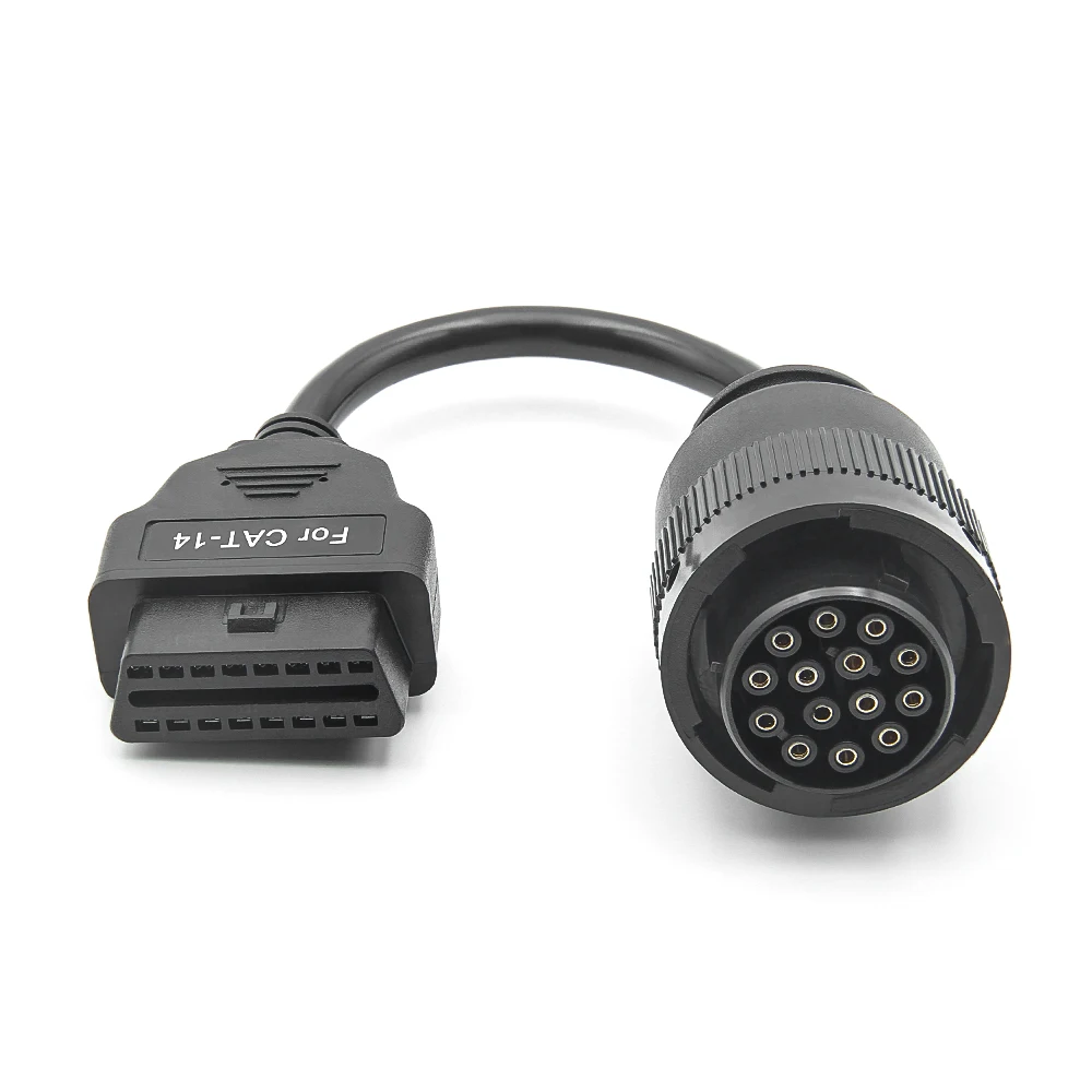 Für CAT ET3 14-Pin-Adapterkabel 14-Pin-OBD zu OBD2 16-Pin-Diagnosegerät Cat ET14-Pin für Caterpillar OBDII-Scanner – Detail 5