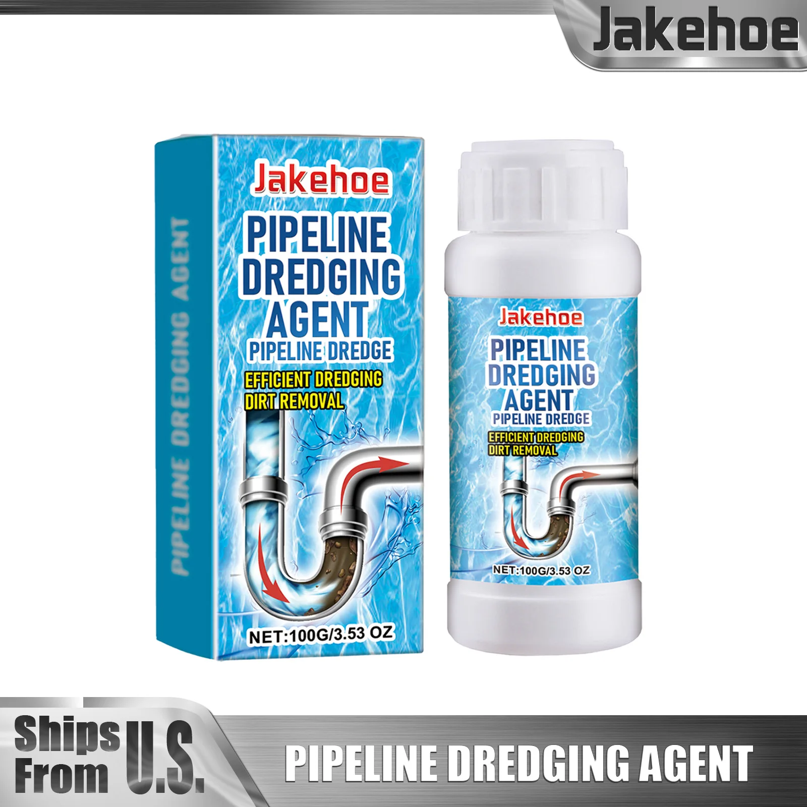 100 جرام قوي استنزاف نظافة تنظيف مسحوق قوية الأنابيب التجريف وكيل إزالة انسداد تحديث الروائح المجاري أدوات التجريف السريع #1