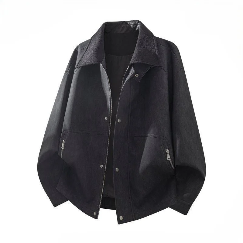 

et Coat Sleeves Mens Warm Bomber Gym Western Men'S Fashion Quality Winter Casual Blue Atom Sheepskin Dept