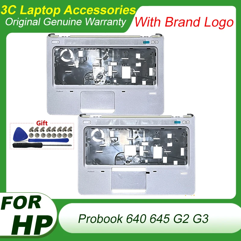 

Original New For HP Probook 640 G2 645 G3 Laptop Palmrest Upper Cover Top Case Repair Touchpad Key button Accessories 840720-001