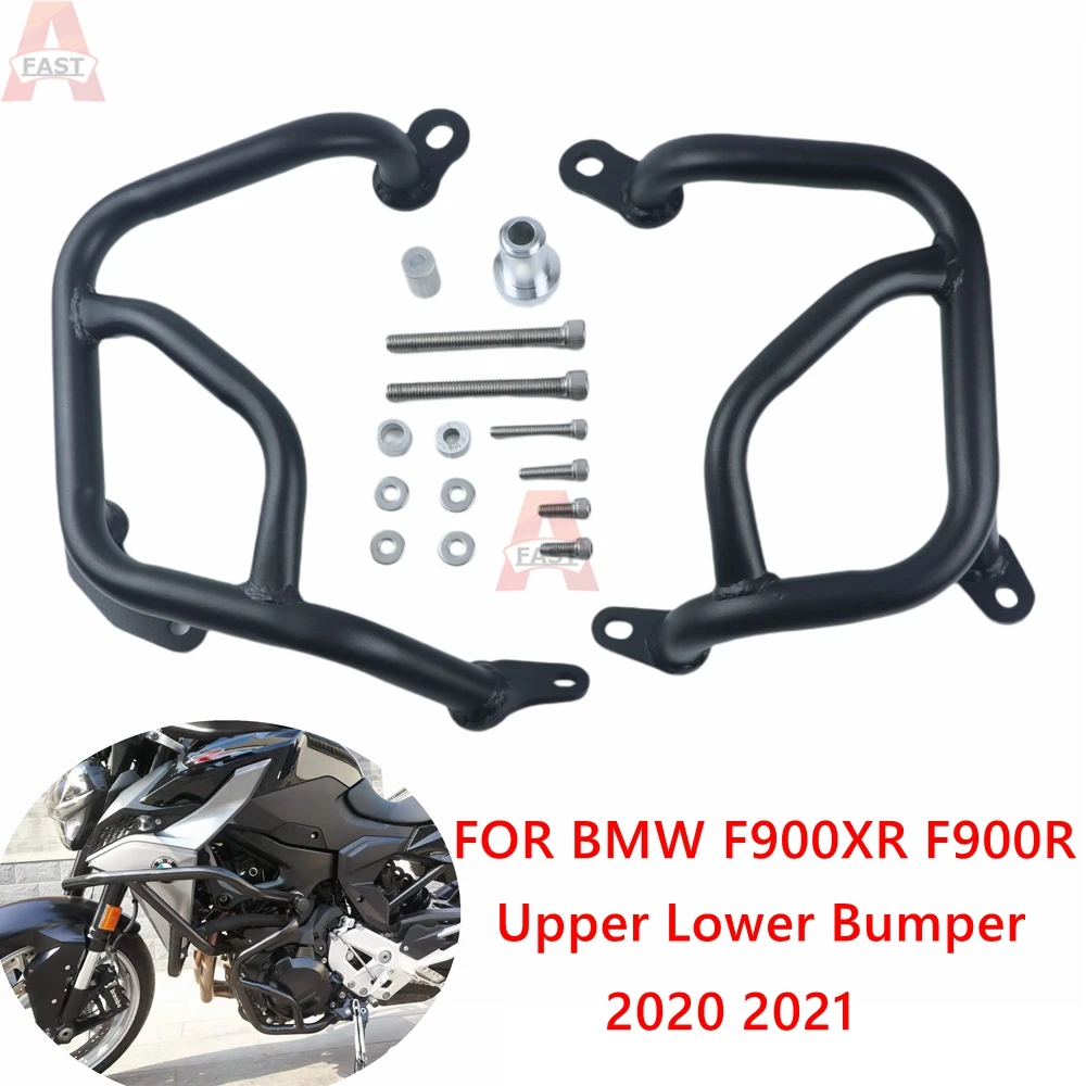 

For BMW F900R F900XR Motorcy Upper Lower Engine Guard Crash Tank Bar Bumper Fairing Frame Protector F 900R F 900XR 2020 2021