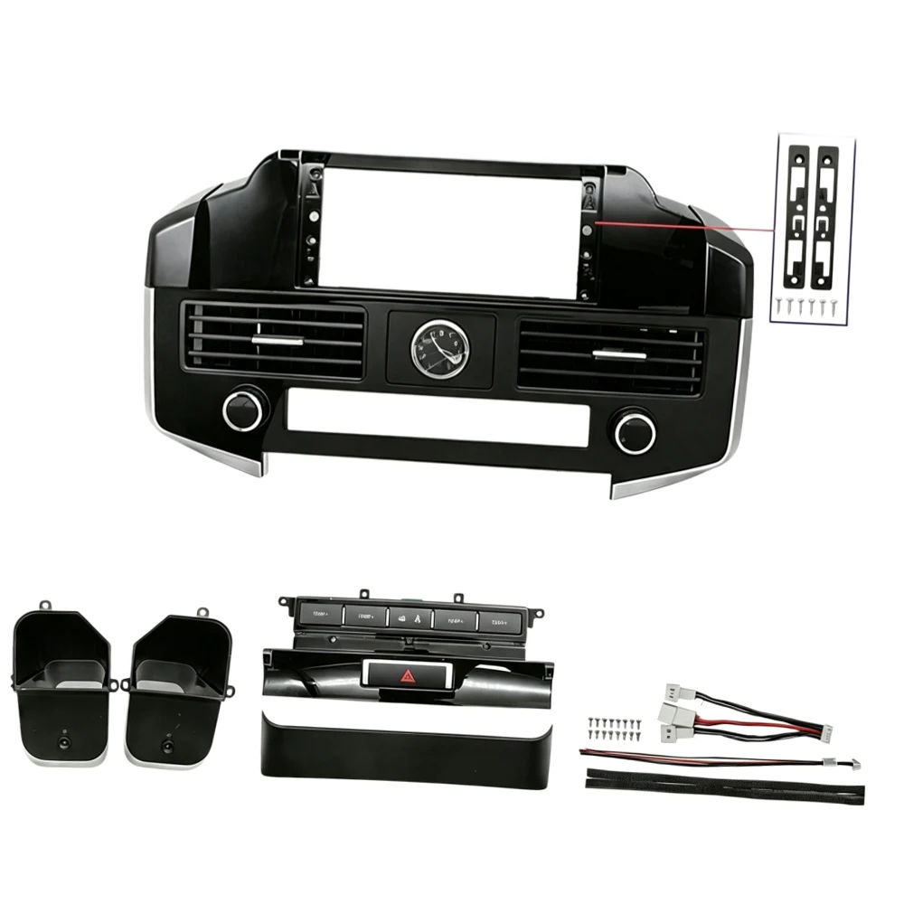 12.3 Inch Car Radio Fascia Frame For Toyota Land Cruiser 2007-2022 Android Stereo Dashboard Panel Trim Installation Kit