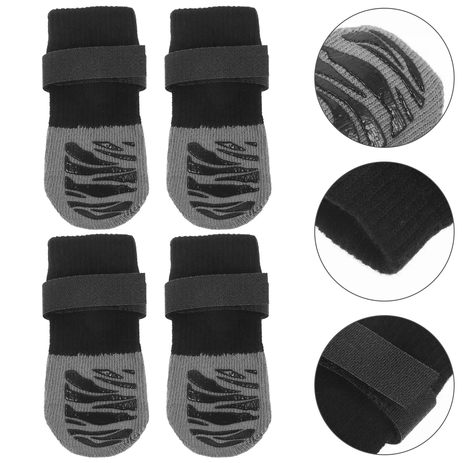 

4pcs Pet Socks For Dogs Nonslip Waterproof Breathable Puppy Accessories Comfortable Walking Socks Small Size Lightweight Cat