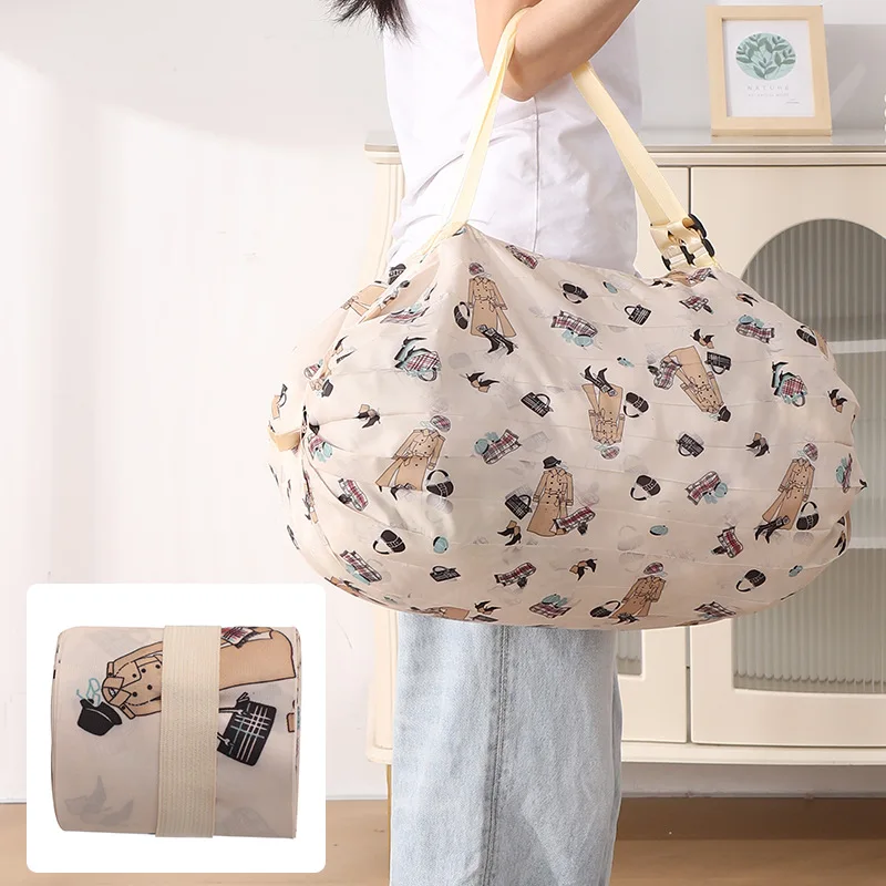 borsa per la spesa ecologica per supermercato, grande borsa per la spesa portatile ispessita a spalla da viaggio