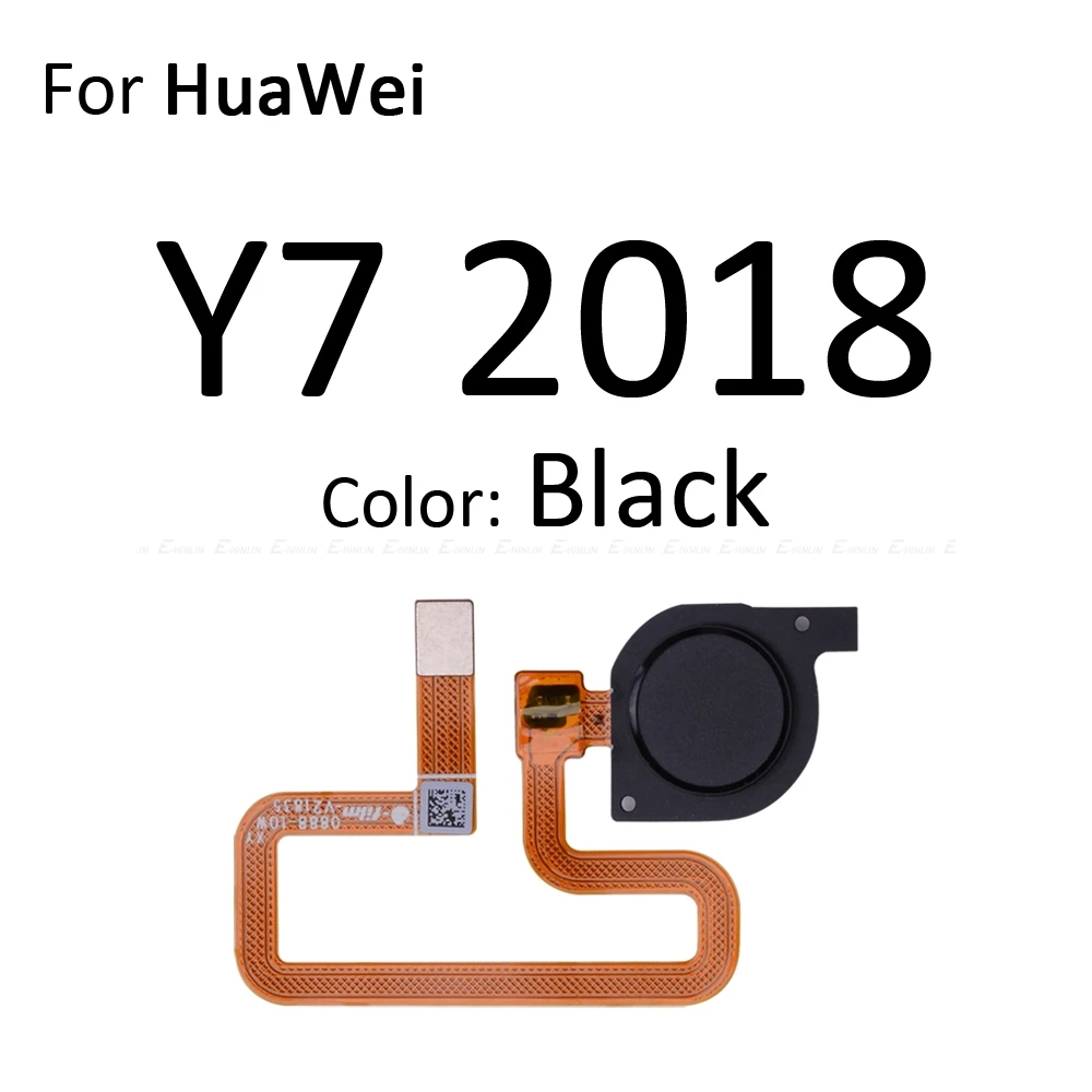 Home Button Touch ID Fingerprint Connector Sensor Menu Return Button Flex Cable For HuaWei Y9 Y7 Y6 Prime Pro 2019 2018 2017