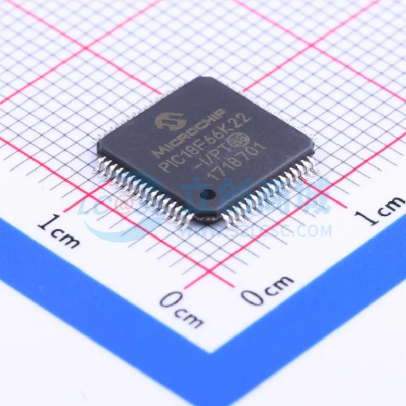 1 PCS/LOTE PIC18F66K22-I/PT PIC18F66K22T-I/PT PIC18F66K22 TQFP-64 100% New and Original IC chip integrated circuit