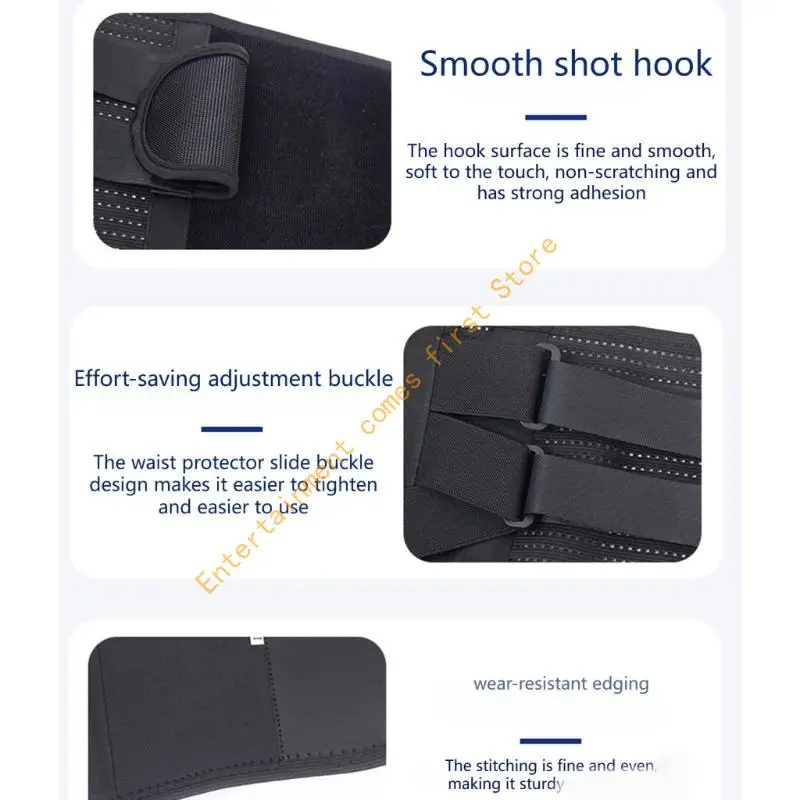 Active Training Waist Support Belt Girdle with Adjustable Side Closures 55KD