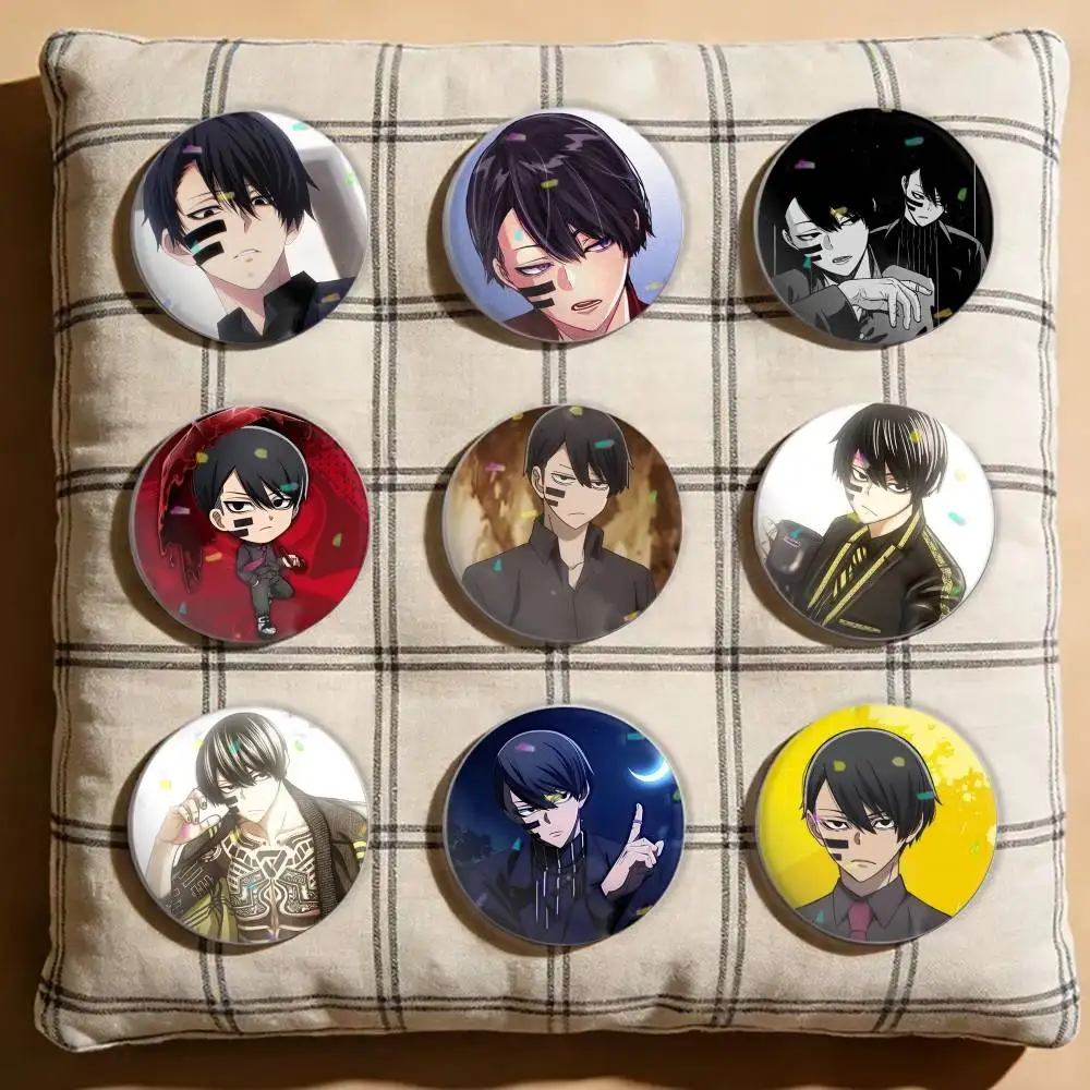 

TOUGEN ANKI Naito Mudano Laser Badge Creative Pins Brooch for Bag Clothes Hat Decor Gifts Fans Collect