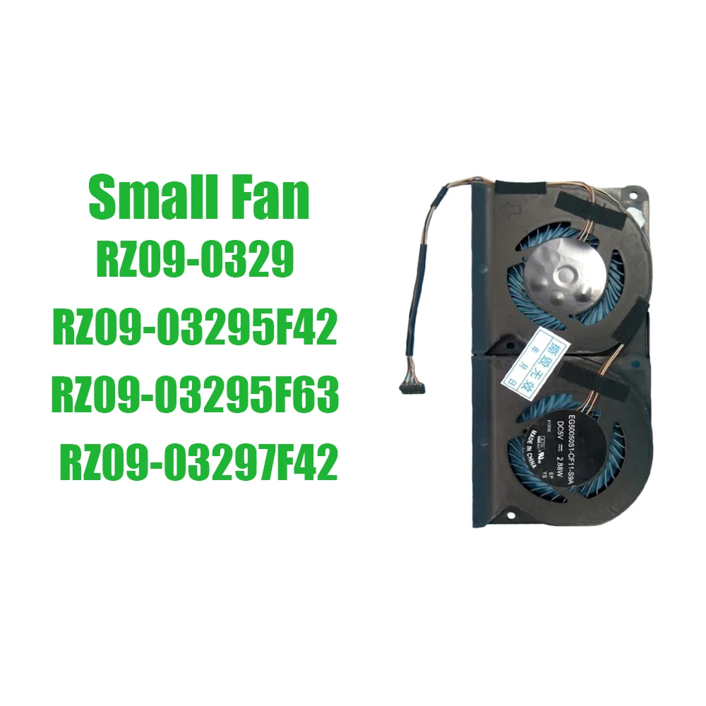For RAZER For Blade Pro 17 RZ09-0329 RZ09-03295F42 RZ09-03295F63 RZ09-03297F42 DC5V 2.88W Replacement Laptop Fan