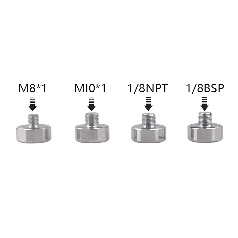 Mini M10 M8 1/8BSPP 1/8NPT Manometr Zawór regulatora ciśnienia Złączki HPA Farba Kula powietrzna Miękka piłka do nurkowania Akwarium