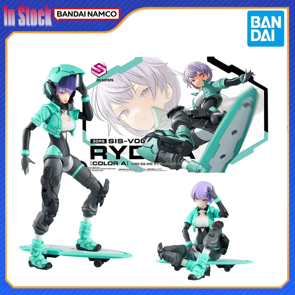 

Подлинная Bandai Original Rydira [Color A] 30MS 1/12 30 MINUTES SISTERS, наборы моделей экшн-фигурок, подарок для детей, подлинная модель аниме