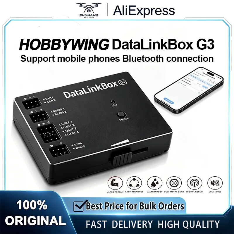 HOBBYWING DataLinkBox G3 Box Adjusting Parameters App Bluetooth Serial Port /CAN/RS485/USB/ Bluetooth Communication Mode