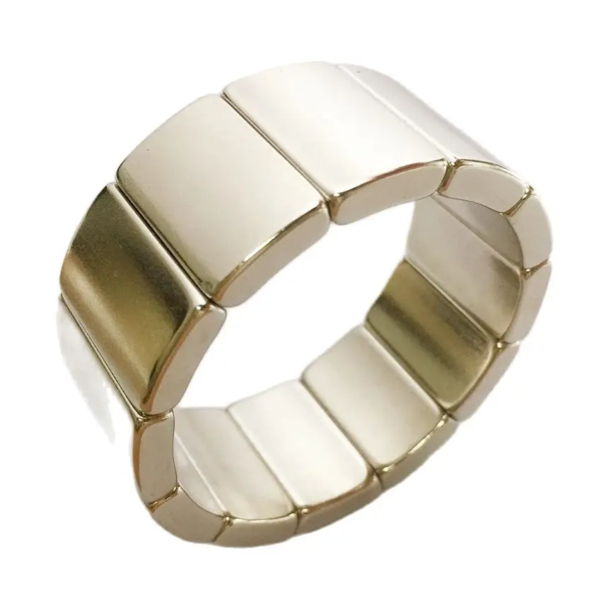 

12PCS Neodymium Magnet N38 Super Strong Arc Rare Earth OR30xIR25xT23.5mmx30Degree Gallium Metal Magnetic Parts 12PCS To A Ring