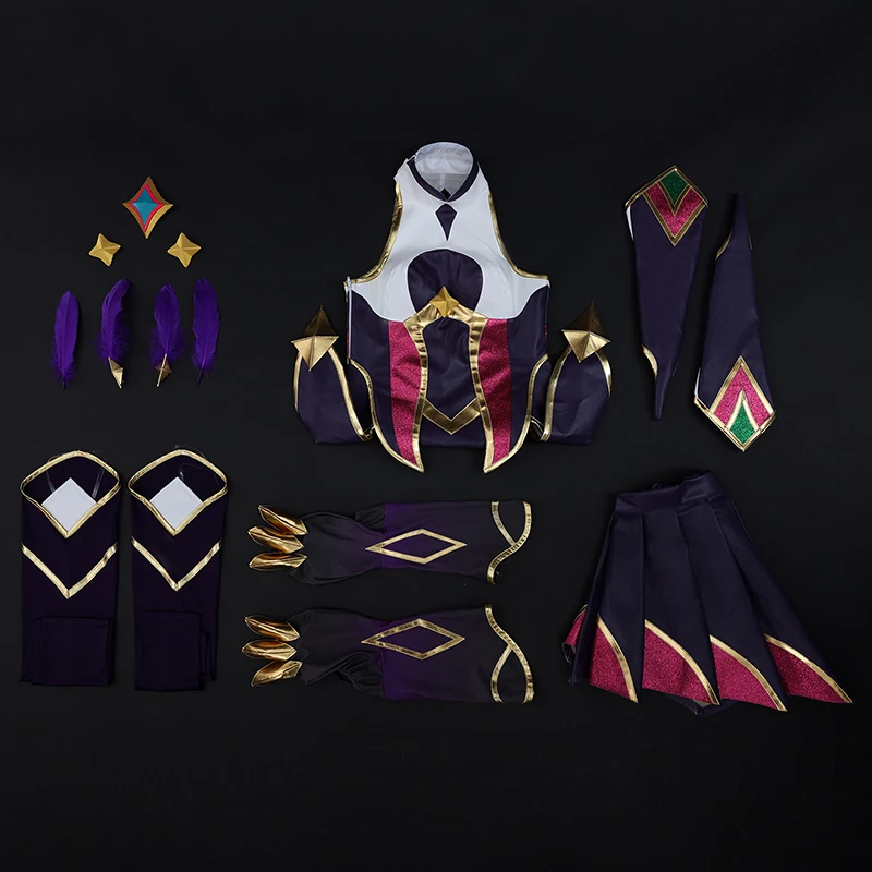 ROLECOS LOL Star Guardian Xayah Cosplay Costume Game LOL Xayah Cosplay costumi di Halloween per le donne Cos Outfit