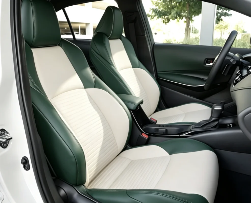 Für Toyota Corolla 2026 Maßgefertigte Autositzbezüge Luxuriöses Nappa-Leder 100% Passgenau Innenraumzubehör 360 ° Vollständige Abdeckung – Detail 4