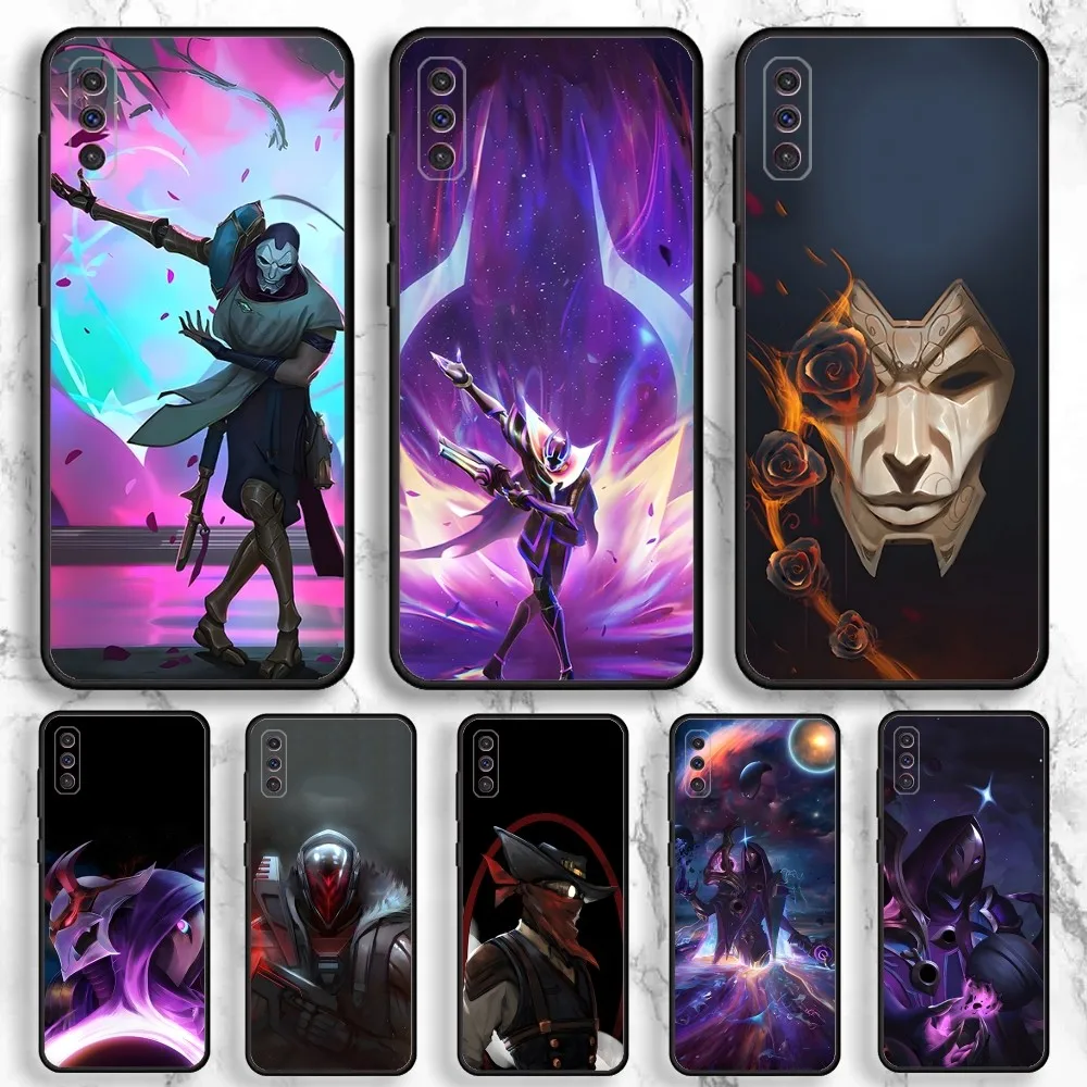 L-LOL K-Khada Jhin Virtuoso Phone Case For Samsung Galaxy A13,A21s,A22,A31,A32,A52,A53,A71,A80,A91 Soft Black Phone Cover