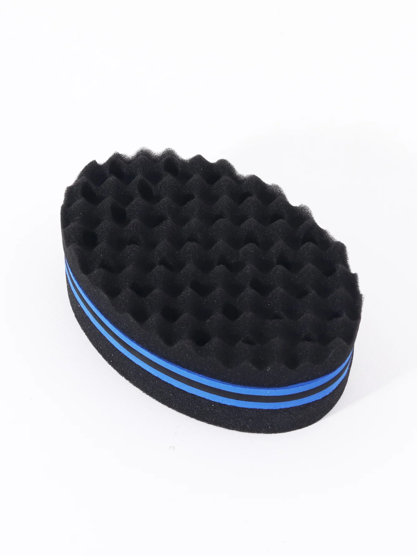Double Sided Magic Twisted Brush Sponge, Dual-Use Perforated Sponge, Suitable for All Hair Types, Special for Real Hair Wigs