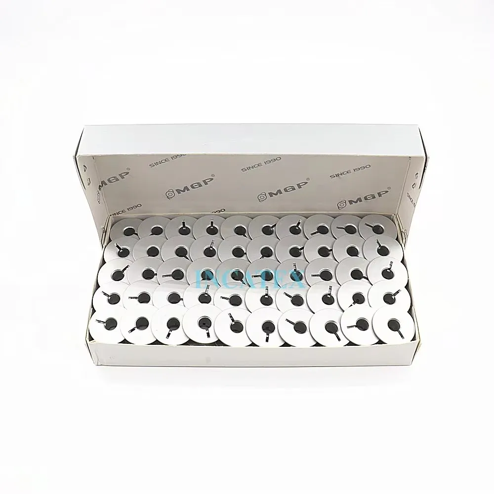 

100 шт. алюминиевые бобины MGP для Tajima Barudan SWF Toyota Happy Melco Feiya ZGM, китайские вышивальные машины