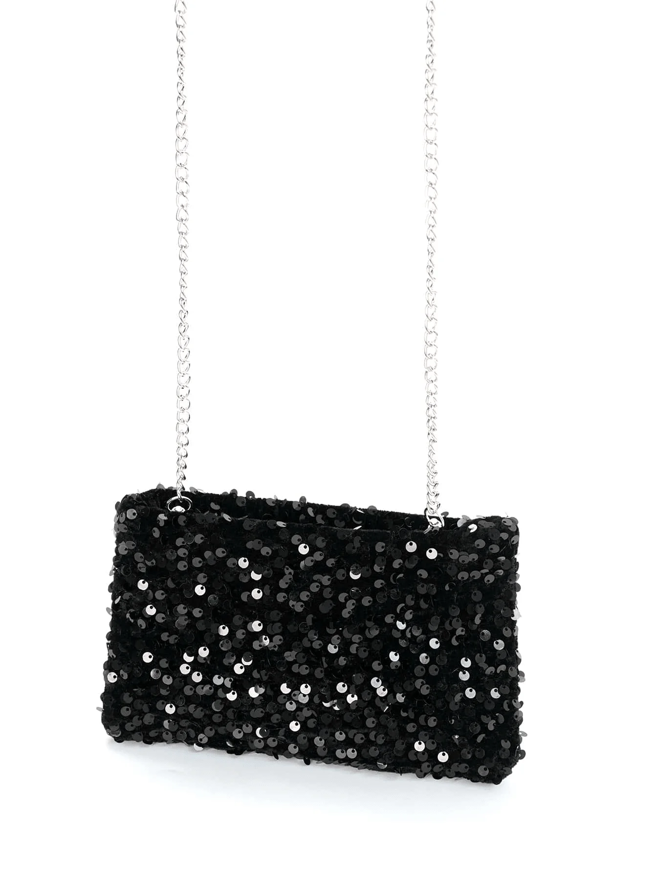 Women's Square Sequined Banquet Clutch Bag, Party Dinner Bag, Exquisite and Fashionable Shoulder Bag, Holiday Gift