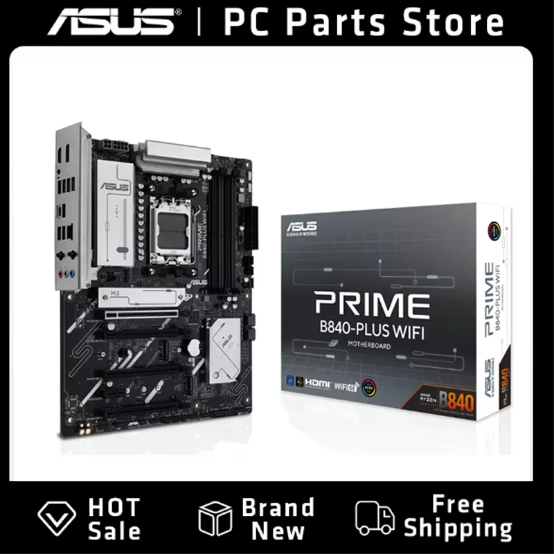 اللوحة الأم ASUS PRIME B850-PLUS WIFI Master/TUF/ROG تدعم وحدة المعالجة المركزية 7800X3D/9800X3D(AMD B850/B650 AM5) مدفع ثقيل TUF B85