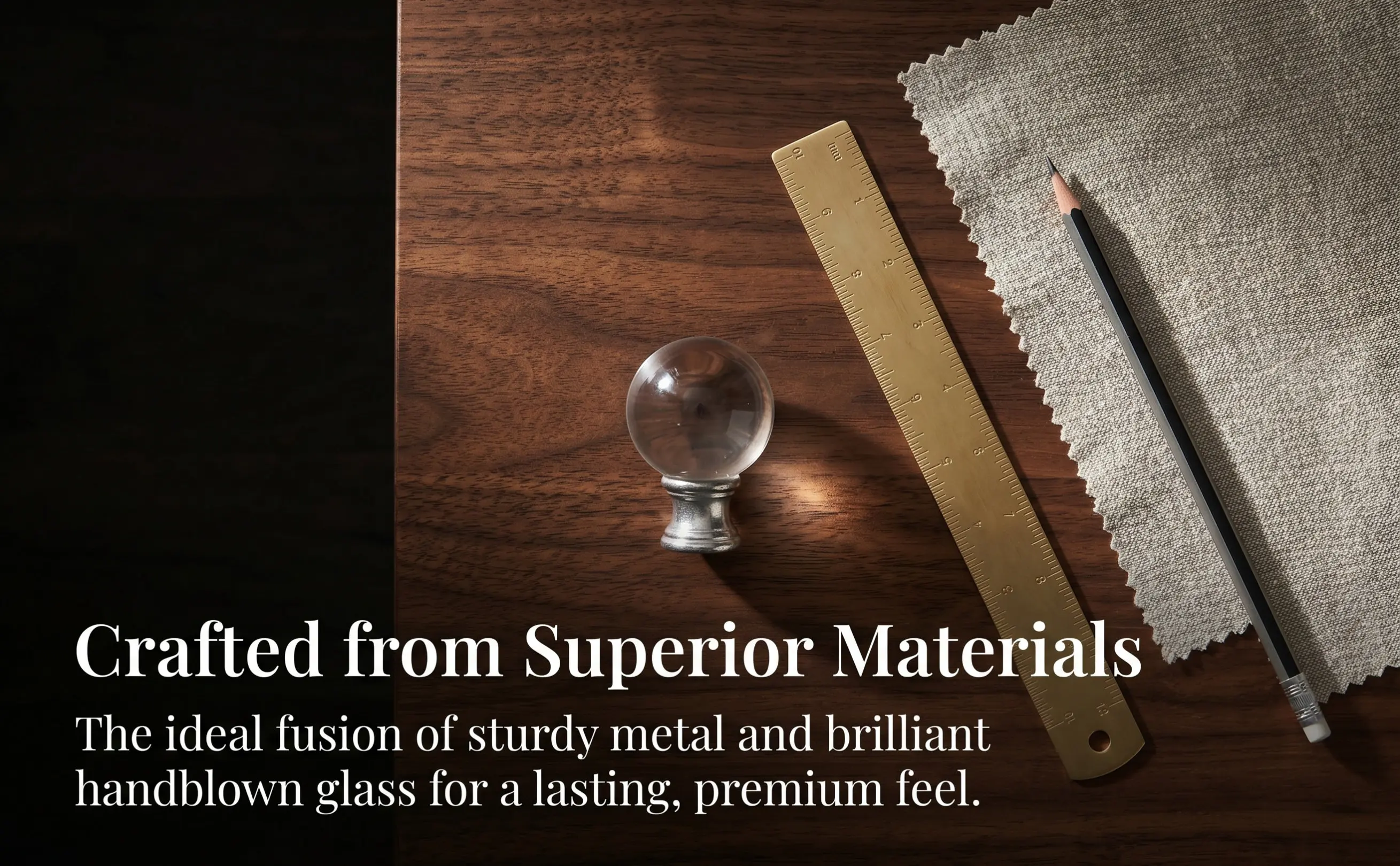 Glass Lamp Shade Finial Cap Clear Decorative Lamp Finials for Table Floor Lamps Easy Install Replacement Lighting Fixture