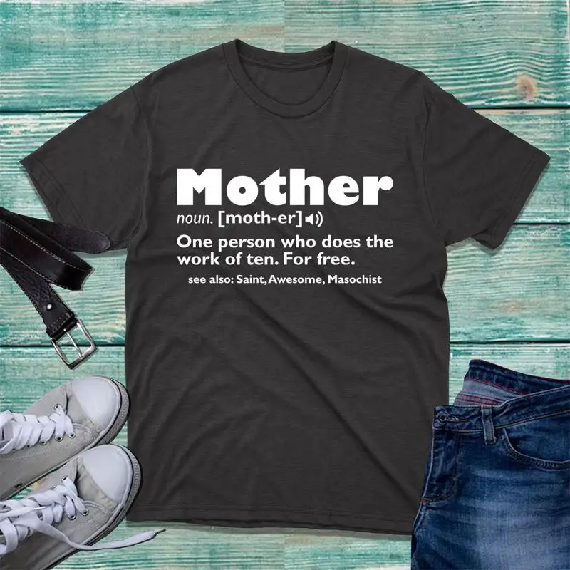 

Mother Noun T Shirt Mothers Definition Day Mom Unconditional Love Top