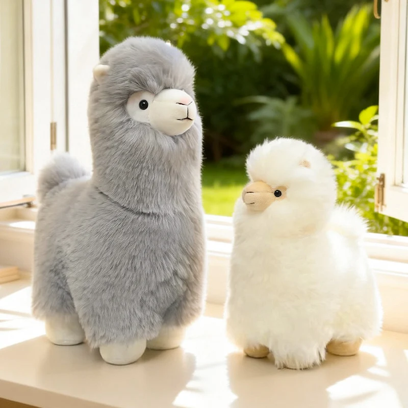

Kawaii 25/35cm Alpaca Plush Toy Cute Soft Stuffed Animals Kawaii Alpaca Plushies Doll for GirlFriend Birthday Gifts Home Decor