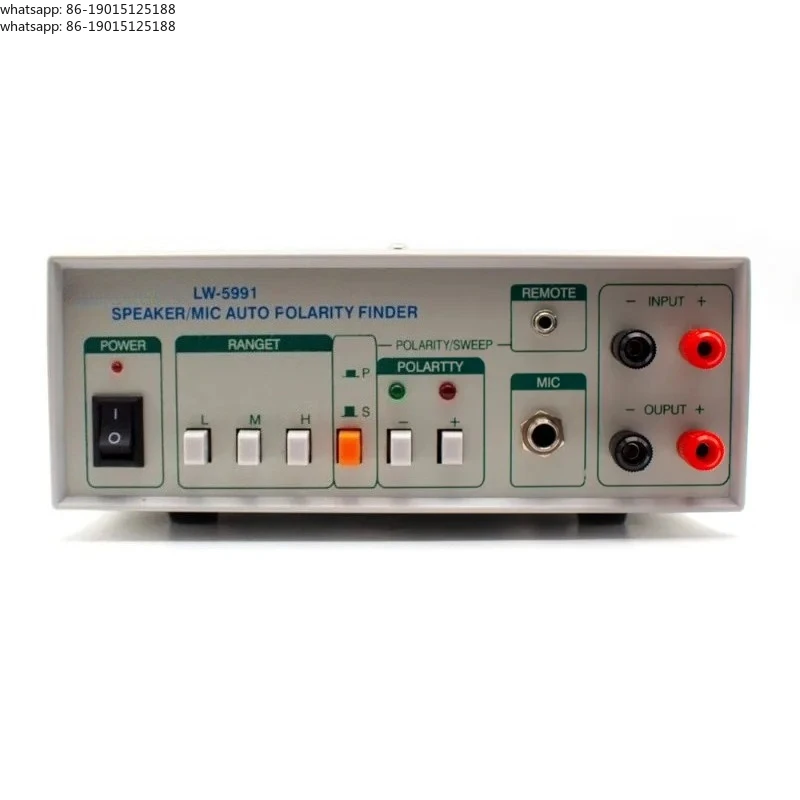 AC 220V Automatic Speaker Polarity Tester Audio Testing Instrument Mic/Headphone/Speaker Tester 0.2s Fast Detection LW-5991