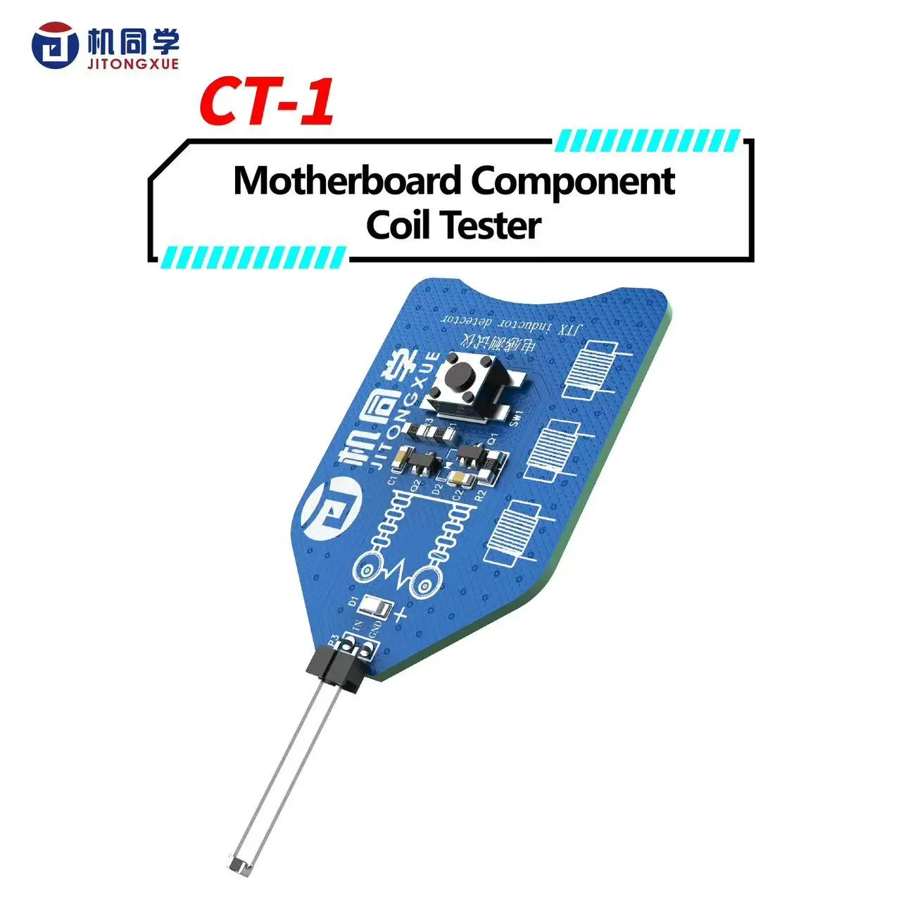 JTX Coil Tester CT-1 Motherboard Component Coil Tester High Precision Electromagnetic Detection Quick to Check and Simple to Use