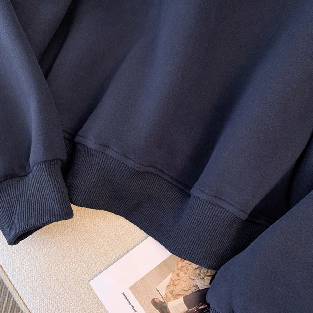 

Повседневные повседневные топы с длинными рукавами Повседневная толстовка Всесезонная одежда Базовый дизайн Колорматический стиль для повседневной носки