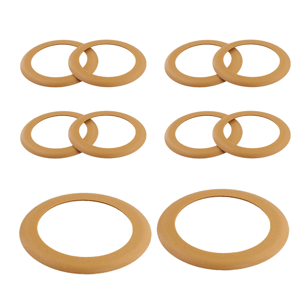 النوعية! 10 قطعة 1100 واط ضاغط الأسنان استخدام بيستونز بوليميد حلقة مطاطية خالية من الزيت ضاغط الهواء PTFE خواتم