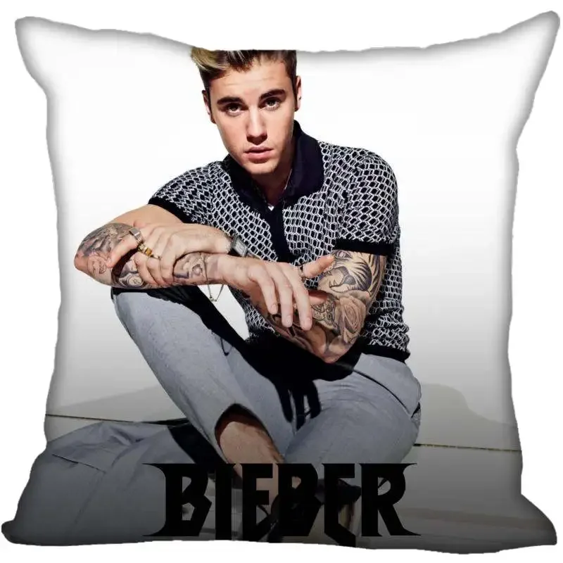 Best Justin Bieber 01 Pillowcase Wedding Decorative Pillow Cover Custom Gift For (one Sides) Printed Pillow Cases