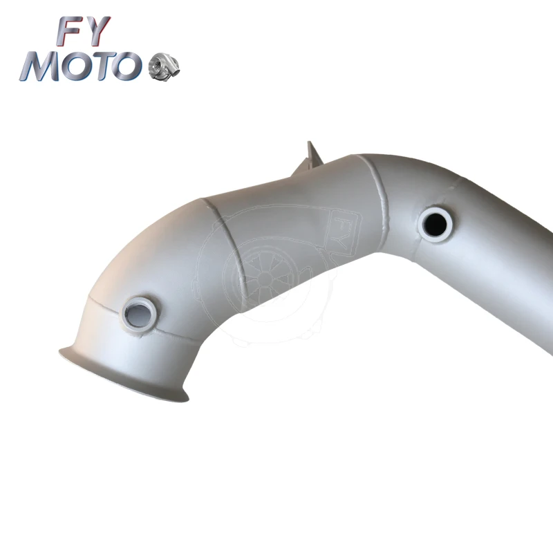 Exhaust Downpipe for Mercedes Benz W213 M178 E63 AMG V8 with ceramic coating
