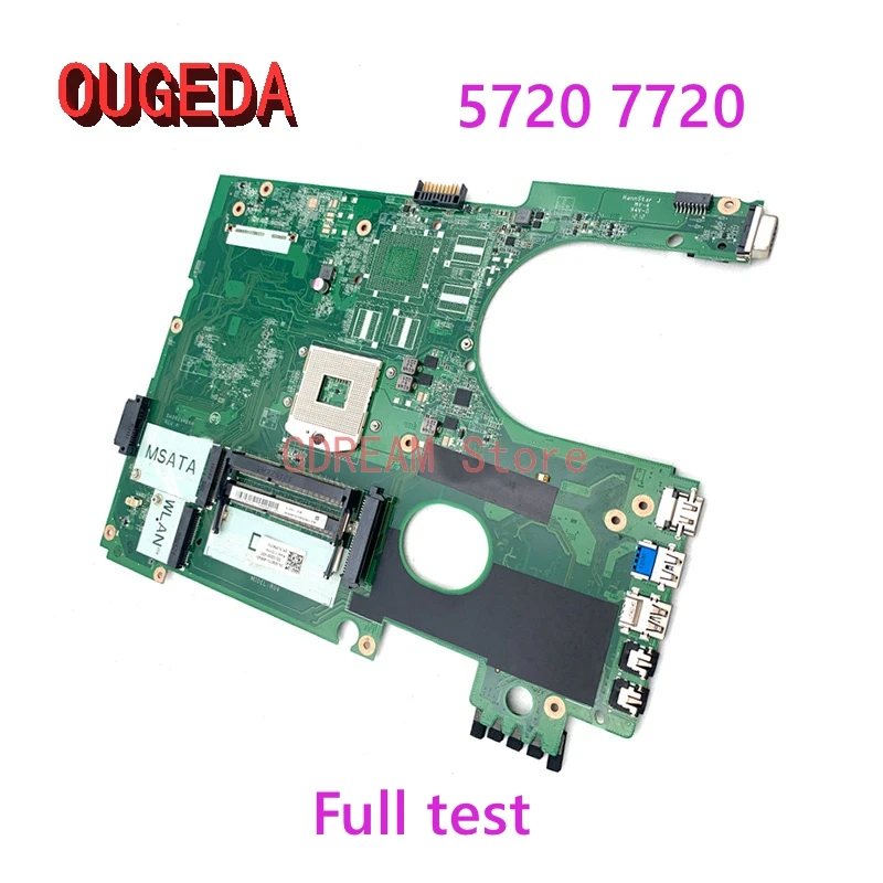 

OUGEDA CN-0F9C71 0F9C71 DA0R09MB6H1 Original Laptop motherboard For DELL Inspiron 5720 7720 HM76 DDR3 Main board full tested