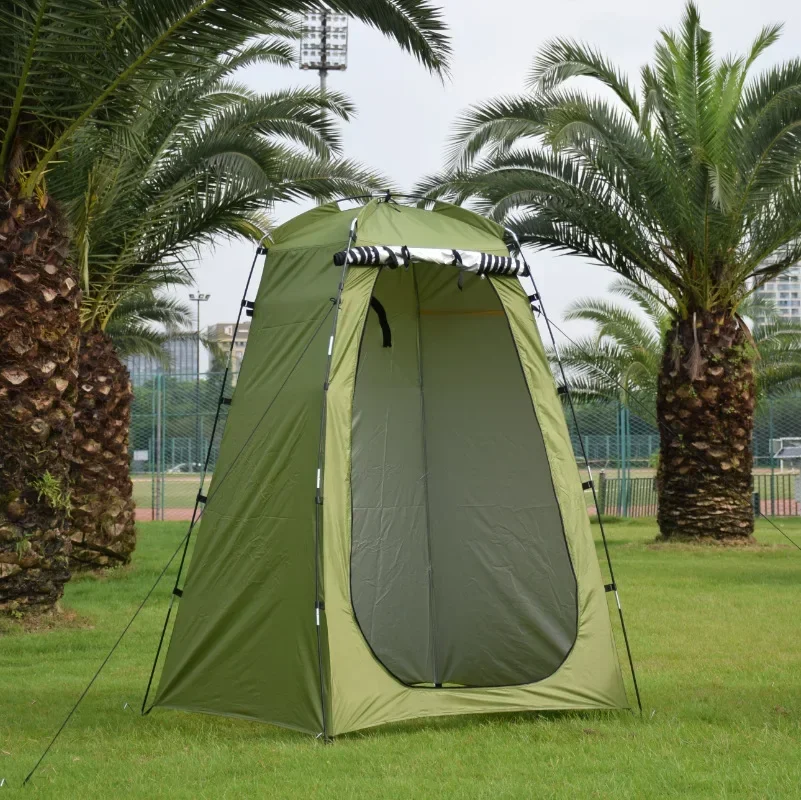 

Dual Layer Waterproof Anti UV Tourist Tents Portable Changing Fitting Room Outdoor Camping Shower Bathing Tent Privacy Toilet