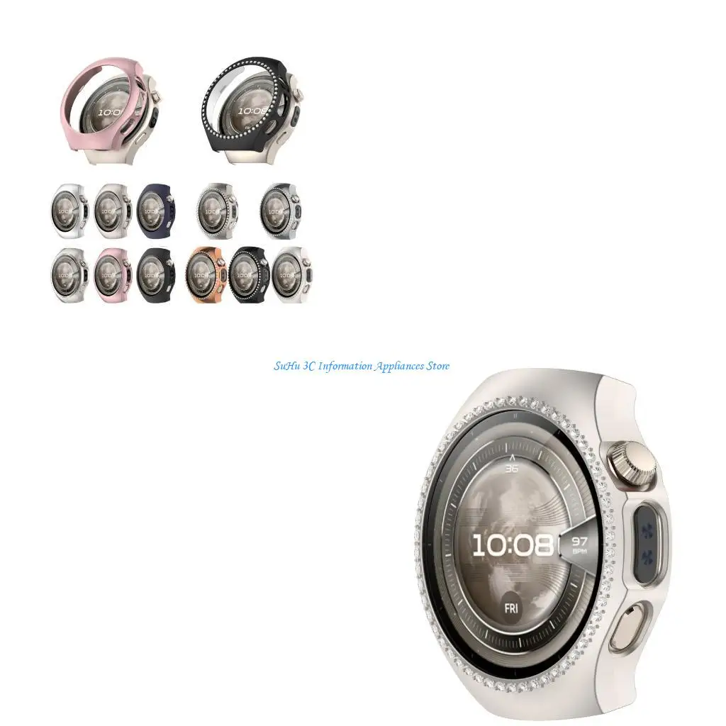 

Scratch Resistant PC Cover Watch Screen Protectors Bumper Cover for Watch 6