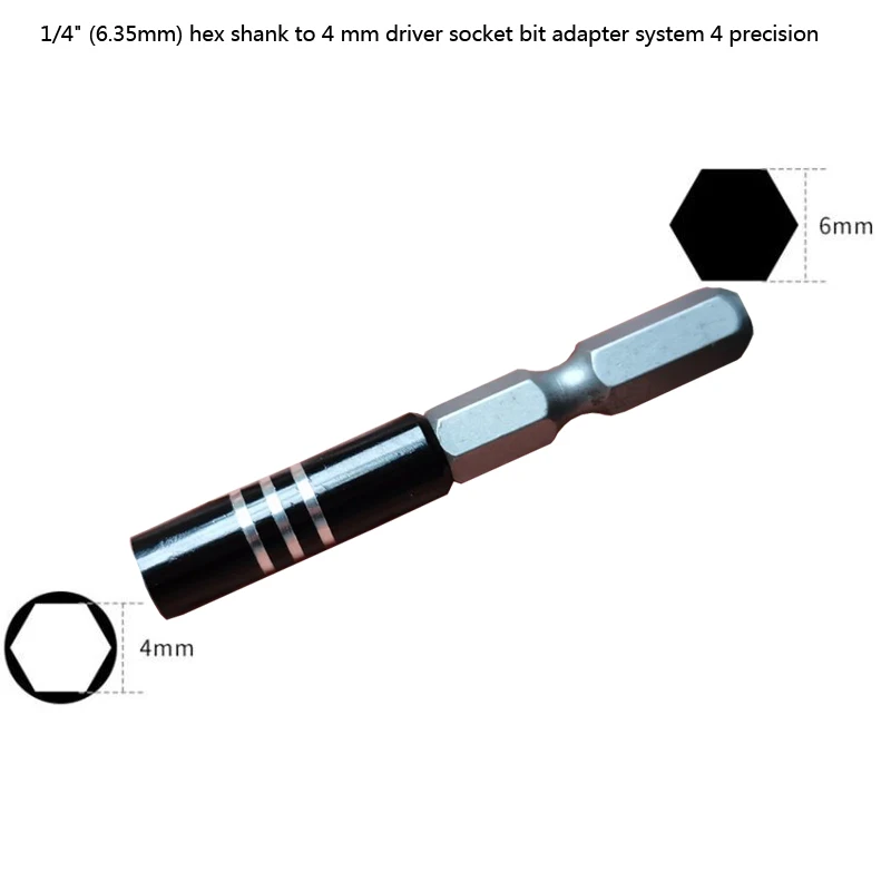 Magnetic System 4 MicroBits Adapter 4mm to 1/4\