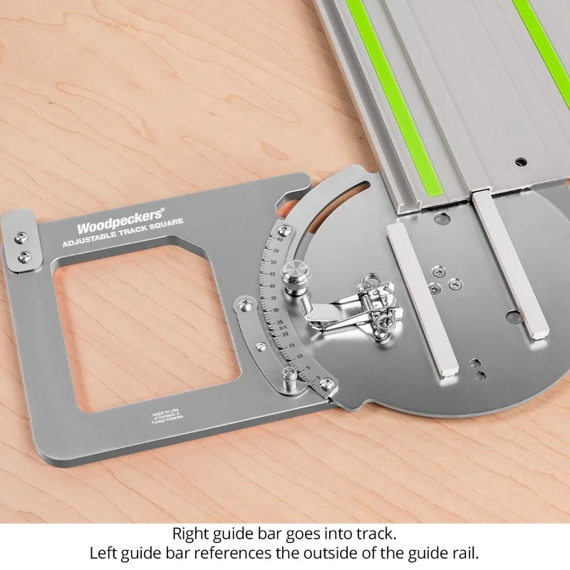 Sega da binario quadrata regolabile, fino a 60 °   Angoli, strumenti quadrati per binario di guida realizzati negli Stati Uniti e miglioramento domestico›Potenza