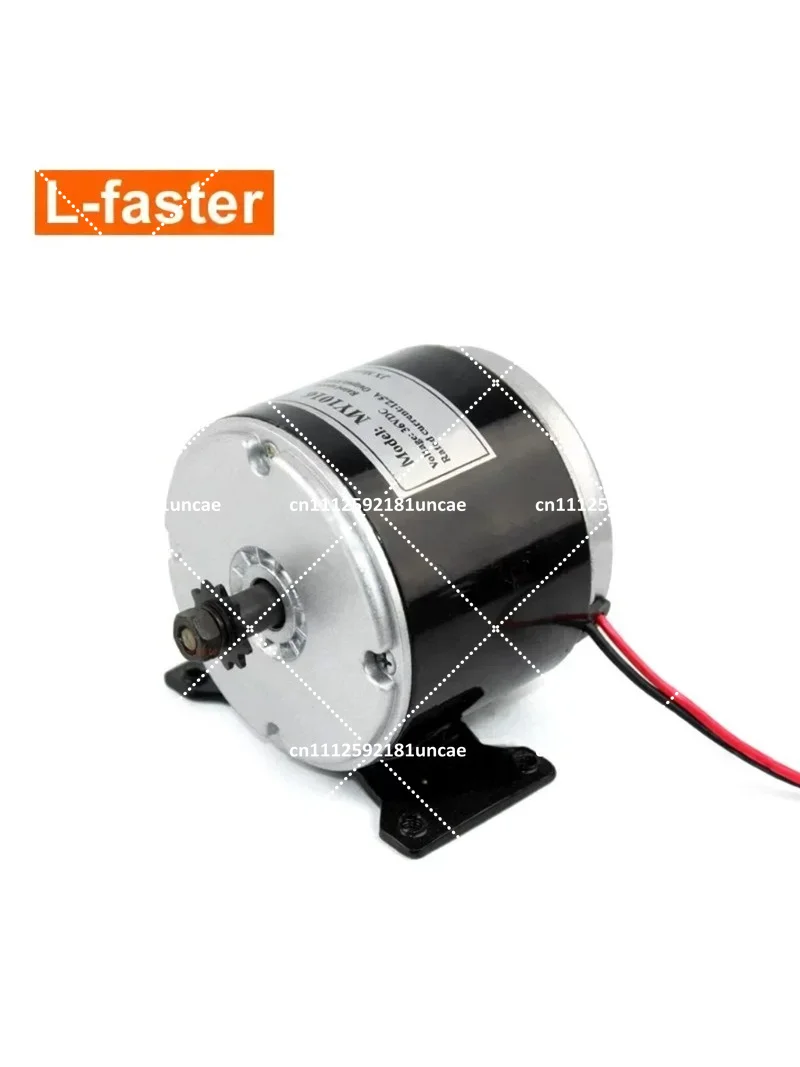 12V 24V 36V 350W Electric High Speed Motor 11 Tooth 25H Sprocket with Mounting Bracket
