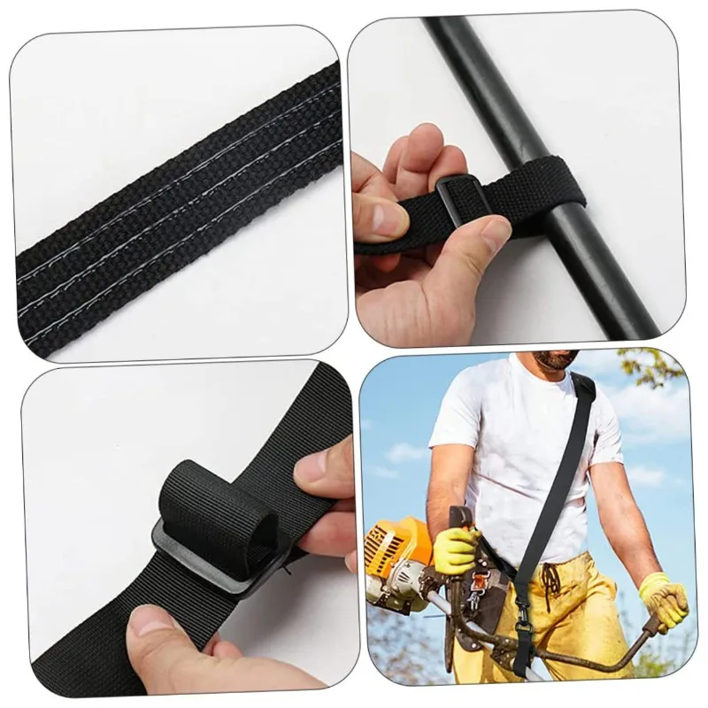 JUSTINLAU 1PC Adjustable Shoulder Strap Nylon Strap Suitable for Mowing Machines Trimming Machines Gardening Tools