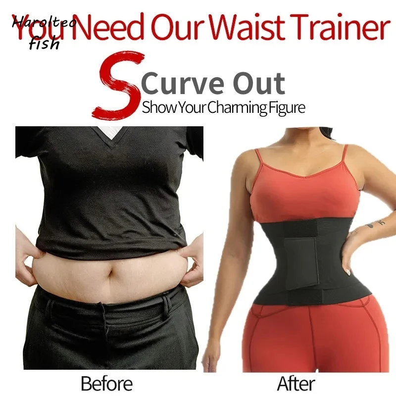 Super Compression Wrap Waist Trainer Corset Slimming Sheath Flat Belly Women Body Shapewear Waist Belt Tummy Fitness Girdles