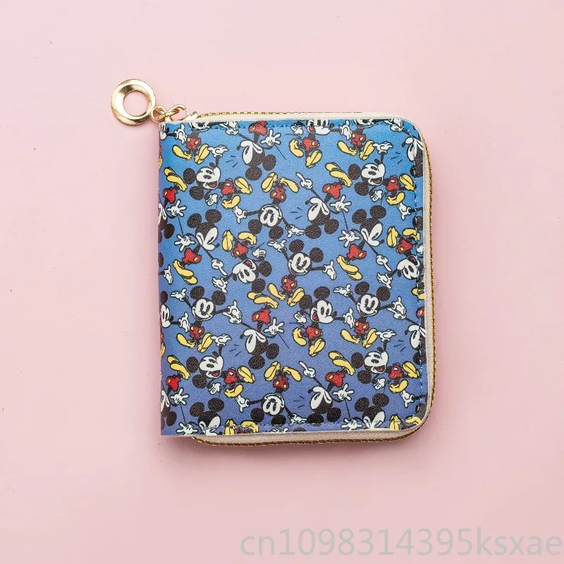 Disney Mickey Mini Wallet for Kids Boys Women Cute Kawaii Waterproof PU Leather Small Coin Purse Gift Idea Daily Use