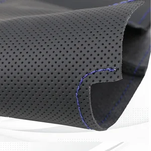 NAPPA Leather Custom Car Steering Wheel Cover for Seat Leon 5F MK3 Ibiza 6J Tarraco Arona Ateca Alhambra Black Car Accessories 10 Main Sales Steering Cover Seat Ibiza - №7