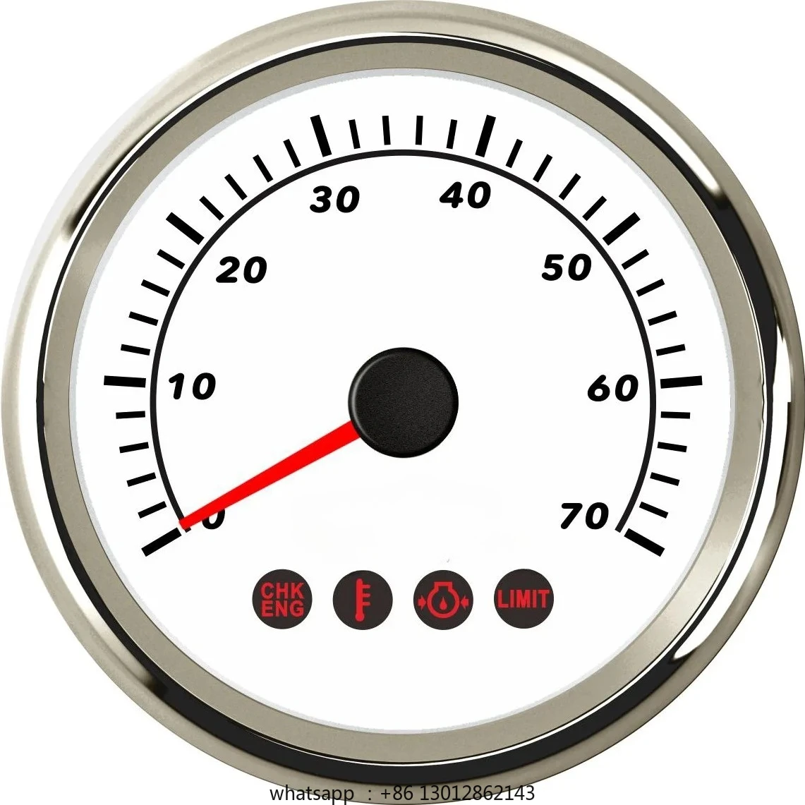 

Engine tachometer with 7000 RPM outboard, equipped with oil temperature and pressure engine fault alarm tachometer